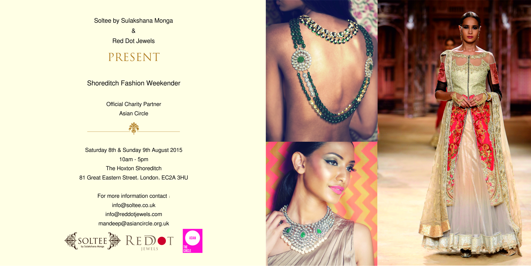 Soltee By Sulakshana Monga & Red Dot Jewels Present Shoreditch Fashion Weekender