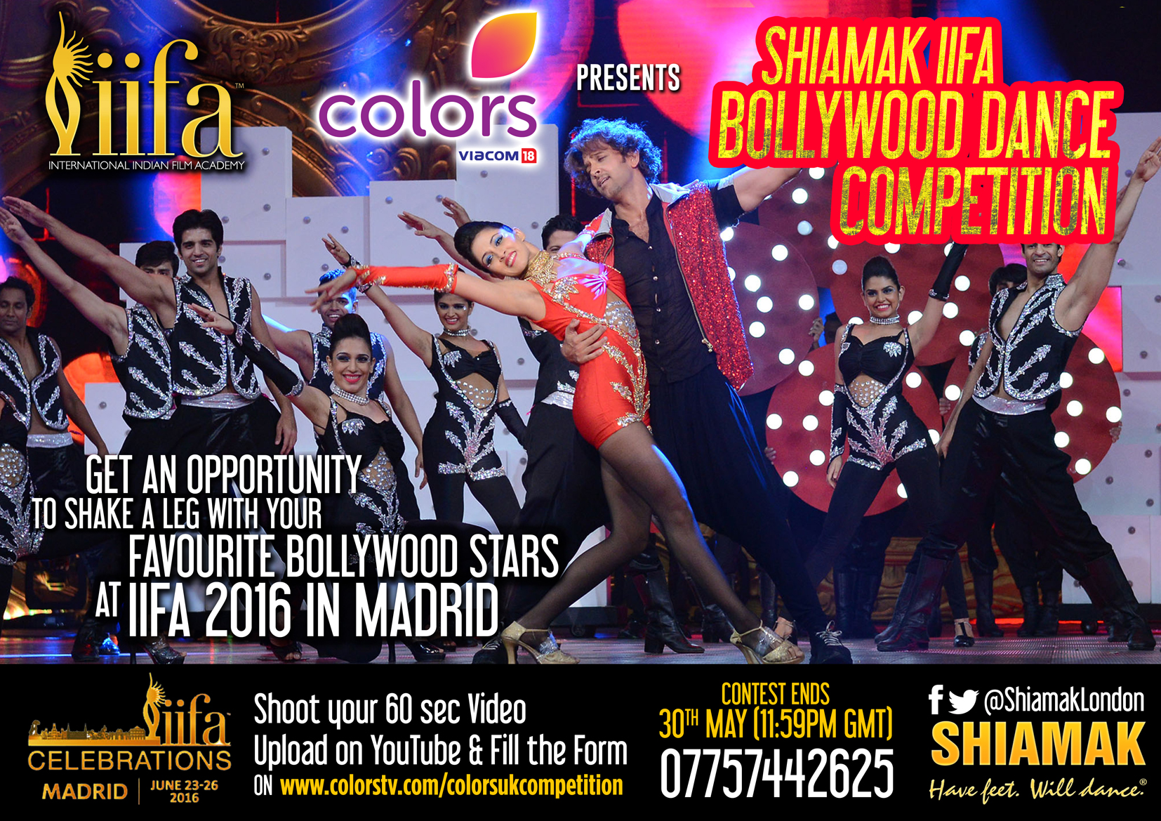COLORS gives you a chance to be part of The Shiamak Davar Dance Company at IIFA 2016 in Madrid