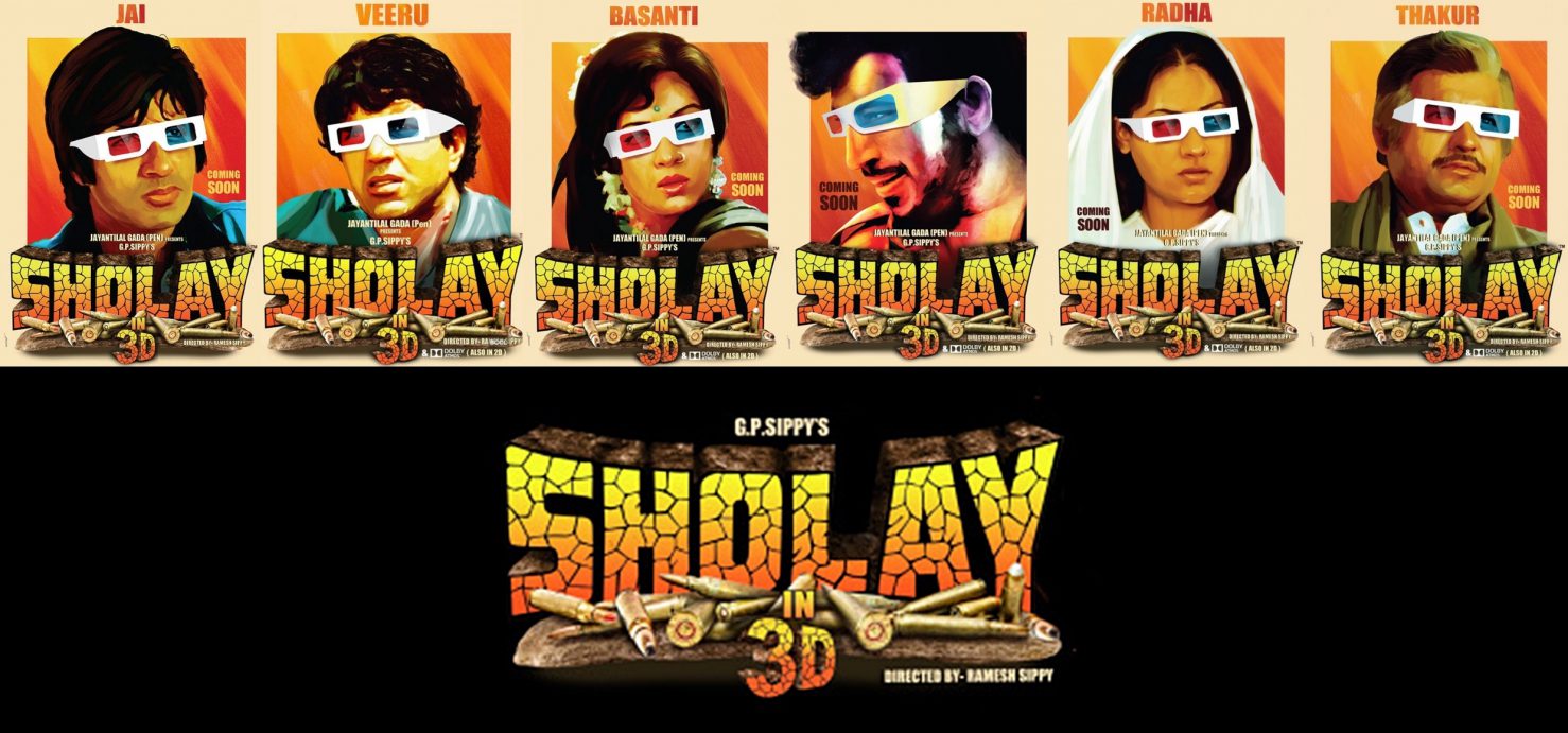 SHOLAY In 3D Reaches Titanic Levels