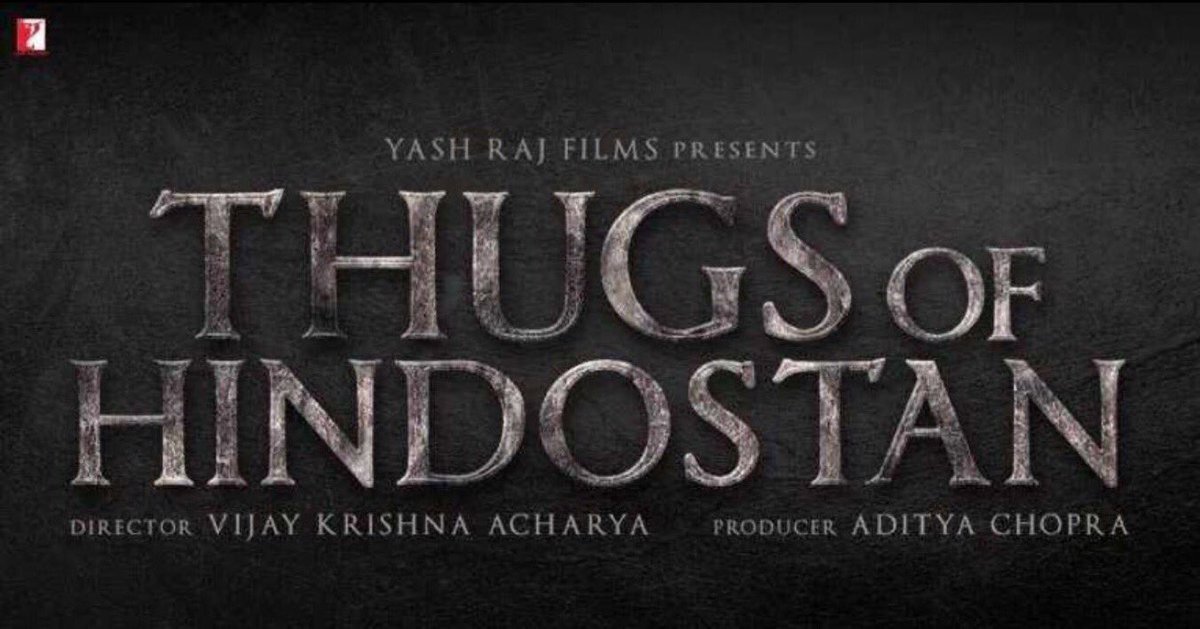 Thugs of Hindustan Kicks Off its Promotions with Logo Motion Poster