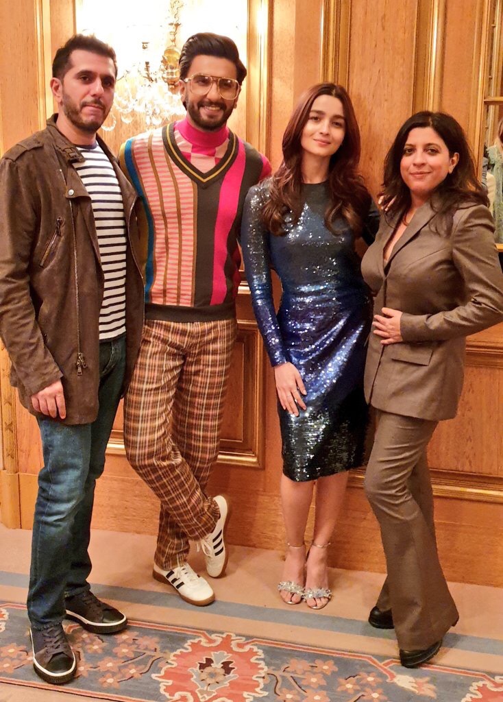 Alia Bhatt and Ranveer Singh at the “Gully Boy” Photo Call at Berlinale International Film Festival 2019