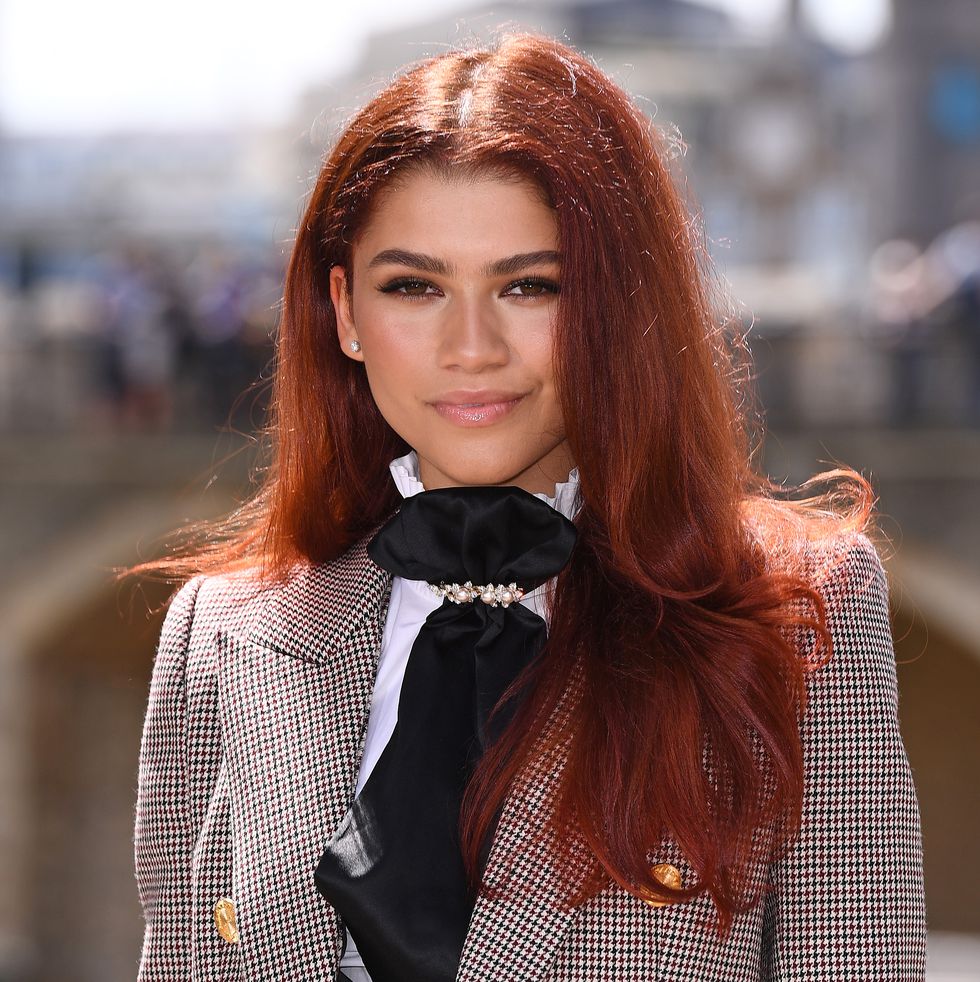 Zendaya Sports ‘MJ-Red’ Hair at Tower of London!