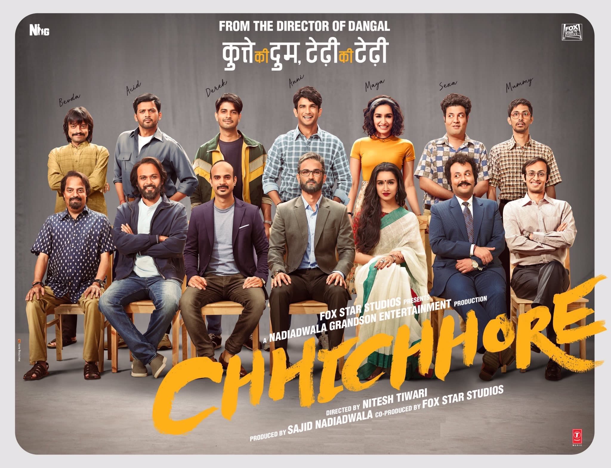 Nitesh Tiwari weaves a heartfelt story about friendship with Shraddha Kapoor & Sushant Singh Rajput in Chhichhore