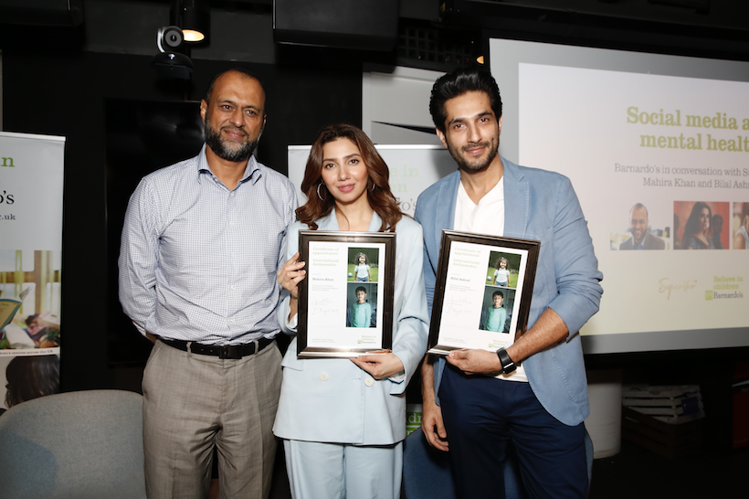 Barnardo’s announces Mahira Khan and Bilal Ashraf as charity’s new ambassadors