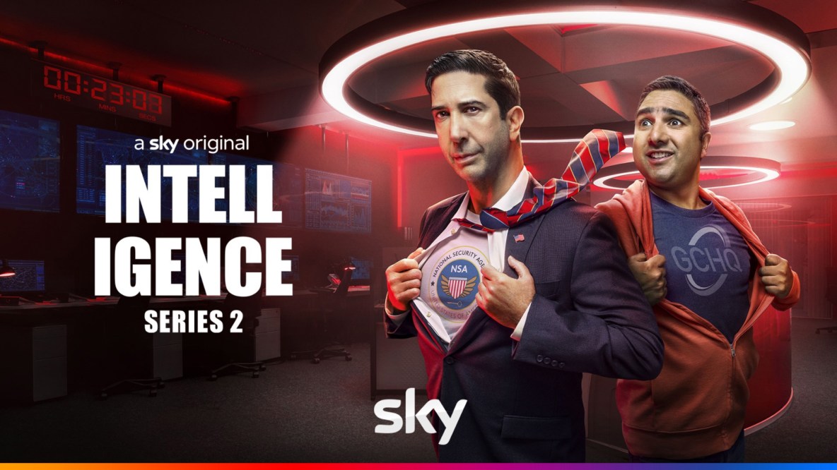 Nick Mohammed and David Schwimmer return in hit comedy Intelligence 2 from 8 June on Sky One and streaming service NOW