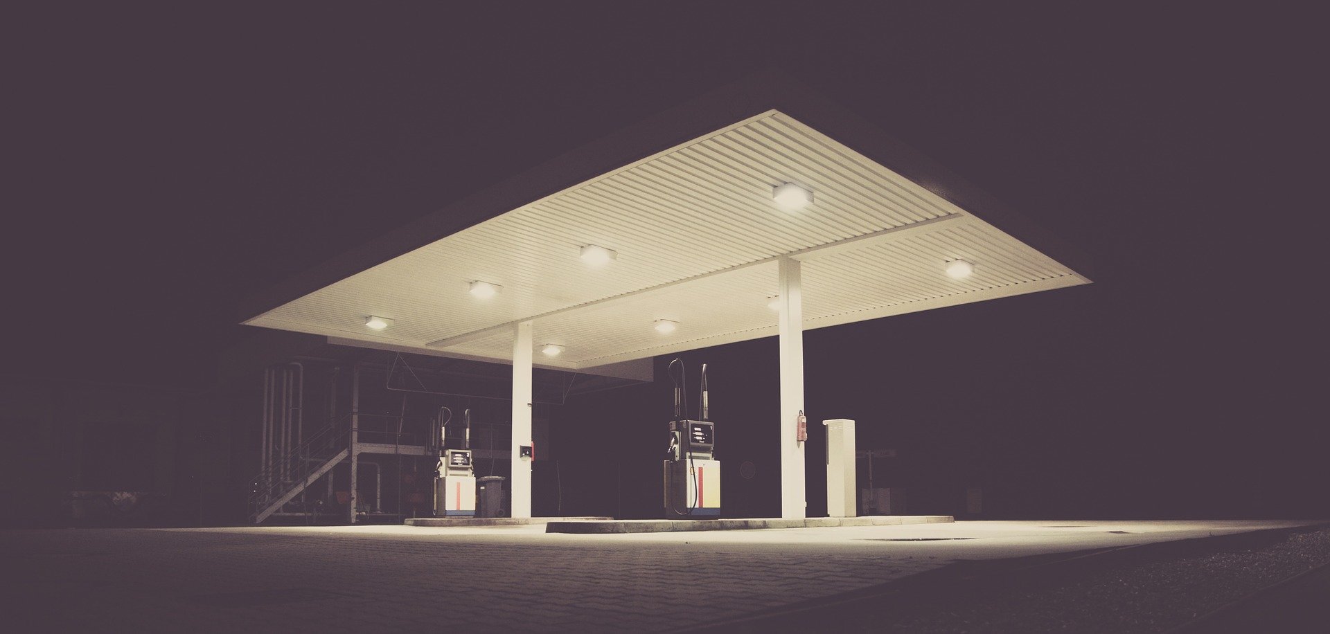 No fuel - an empty filling station
