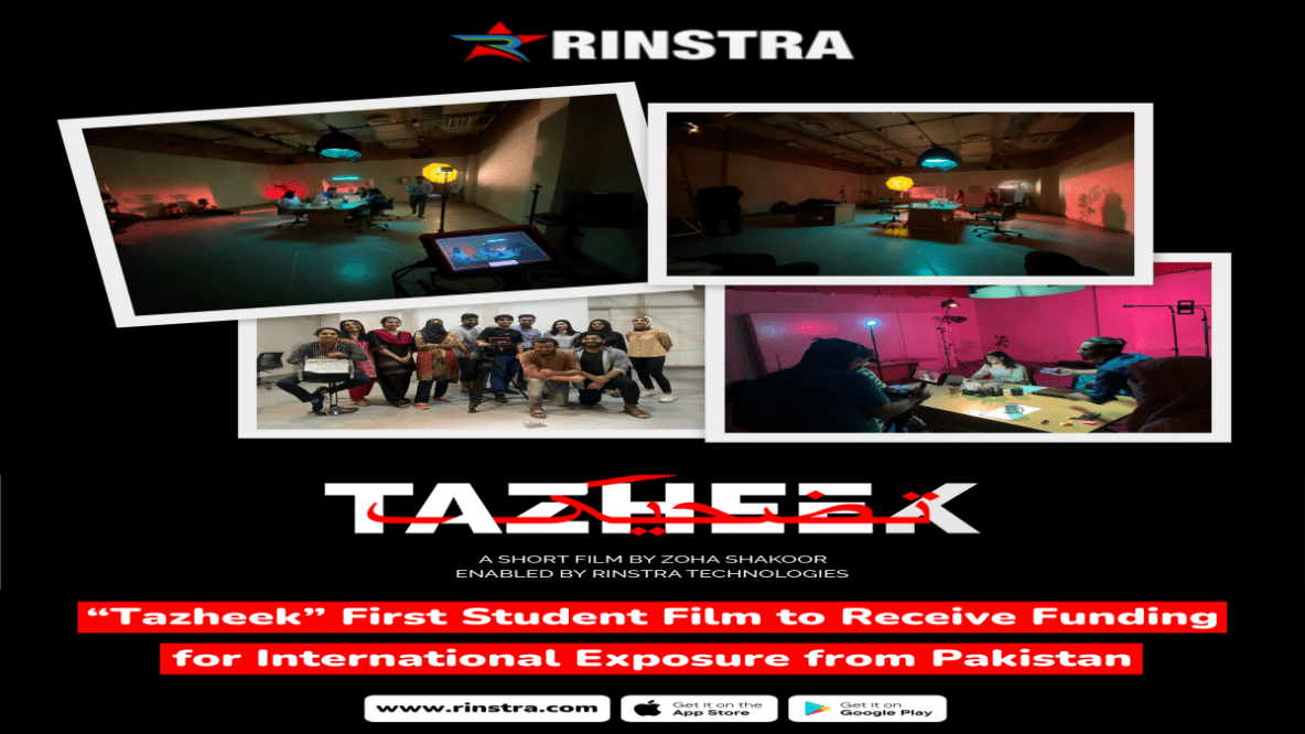 Student Teacher Combo of the School of Social and Humanities at NUST secured funding for a series of Short Films enabled by RINSTRA Technologies