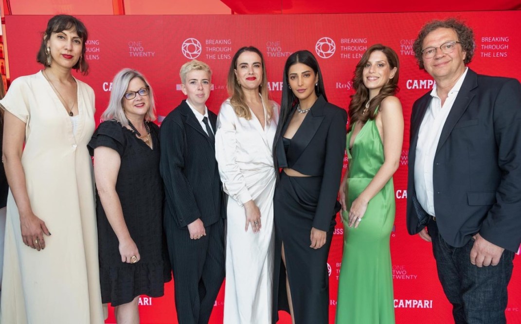Shruti Haasan attends Breaking Through The Lens “Activating Change” As Guest of Honour at Campari Lounge, Cannes