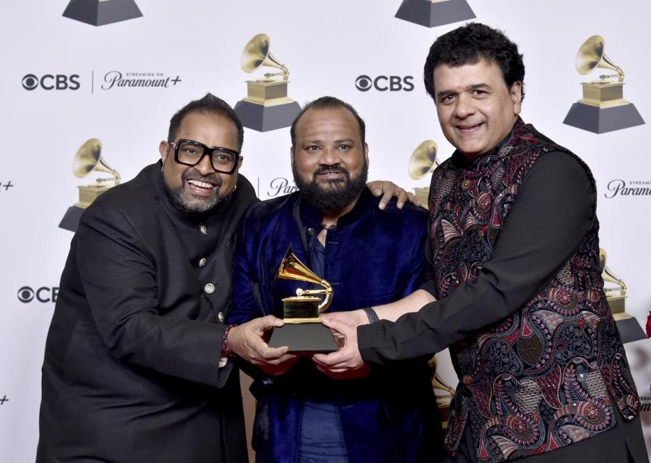 Shankar Mahadevan, Zakir Hussain’s fusion band wins at Grammys 2024
