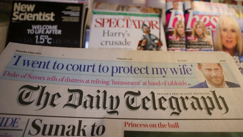 UK to ban foreign ownership of newspapers, magazines; stops Daily Telegraph takeover