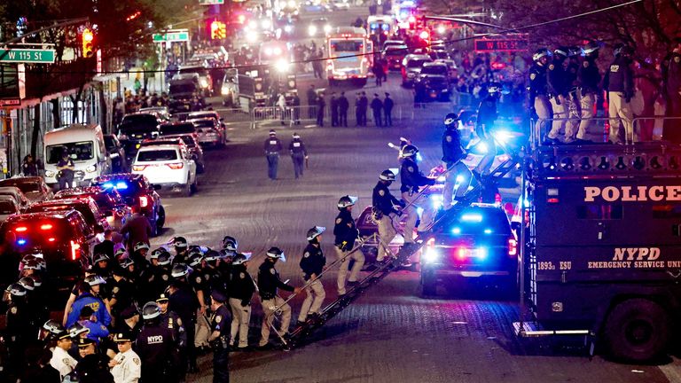 NYPD raids Columbia University, arrests dozens of pro-Palestinian protesters