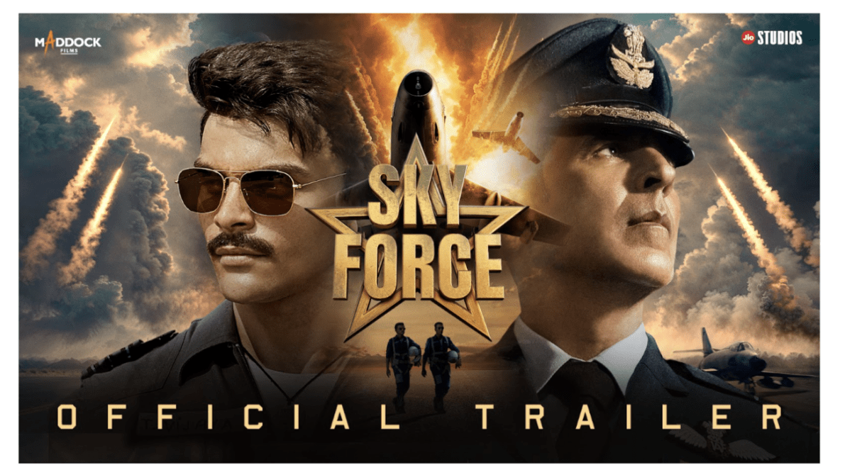 AKSHAY KUMAR AND VEER PAHARIYA AMP UP THE ADRENALINE AT THE SKY FORCE TRAILER LAUNCH