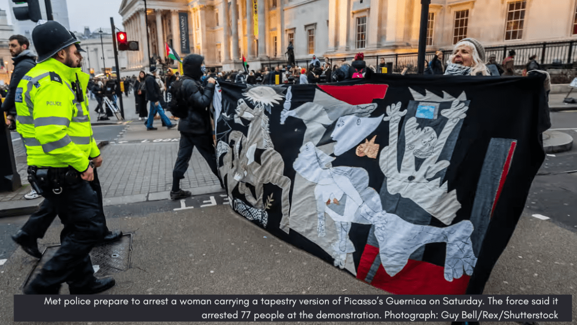 Pro-Palestine protest arrests in London spark outcry from legal community