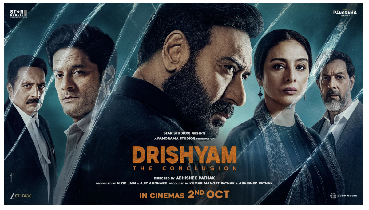 PANORAMA STUDIOS AND ZEE STUDIOS TAKE A LANDMARK INDIAN FRANCHISE, DRISHYAM: THE CONCLUSION; STARRING AJAY DEVGN AND DIRECTED BY ABHISHEK PATHAK TO ITS GLOBAL AUDIENCE